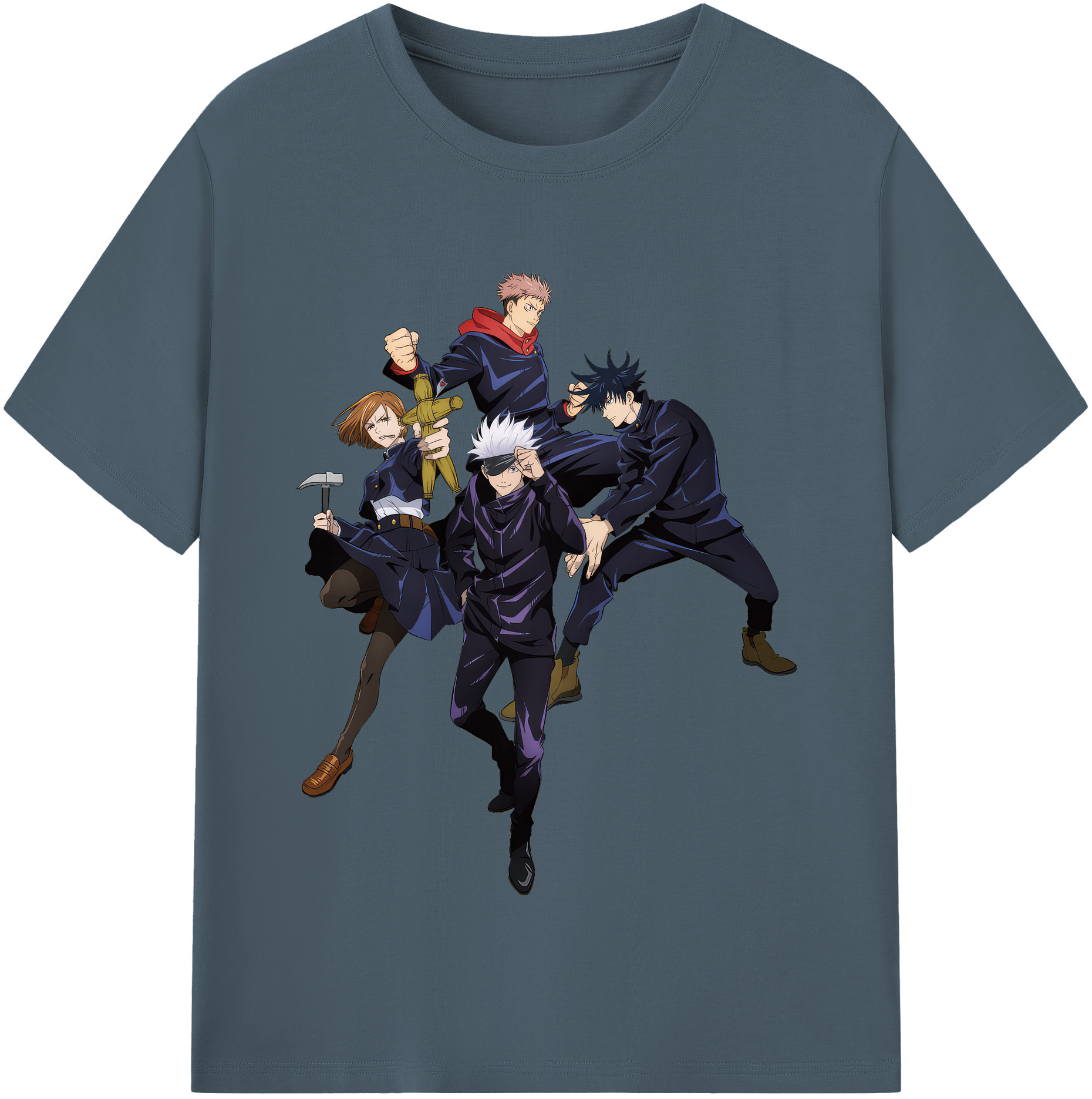 （画像用） 呪術廻戦 Jujutsu Kaisen 綿100％半袖Tシャツ（フロントプリント）